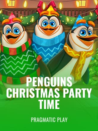 Penguins Christmas Party Time